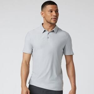 Vuori Strato Tech Polo Platinum Heather size M